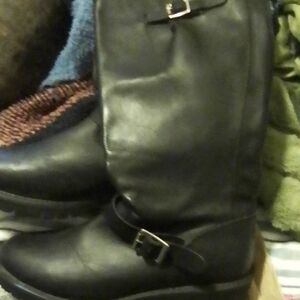 Men's Black Leather Boots